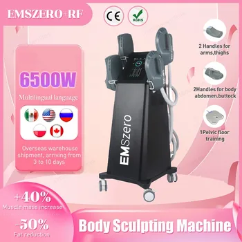 2024 Neo Machine 6500W EMSZERO NEO Hi-emt Электромагнитный аппарат для похудения, удаления жира, наращивания мышечной массы, Салон EMS Machine